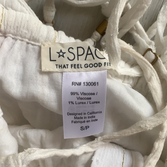 L*Space Women's Sunrise Escape Maxi Dress Swim Cover Up Size S‎ shimmer - Picture 7 of 11